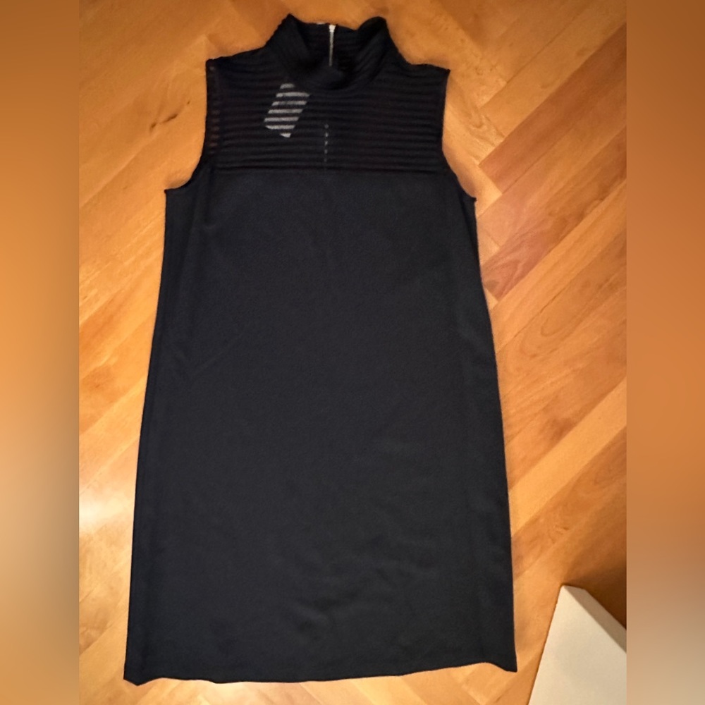 Lafayette 148 Mod Sheath Dress in Ink NWT - L